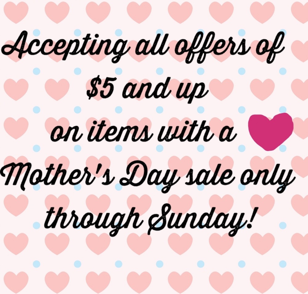 Sale on items with ❤❤